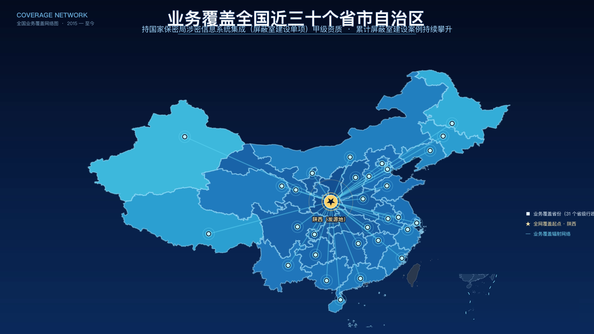 2015 业务覆盖全国